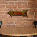 Special Shape Arrow Mark Metal Sign Retro Waterproof Door Hanging Board (1)