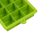 DIY Creative Big Ice Cube Mold Square Shape Silicone Ice Tray Green