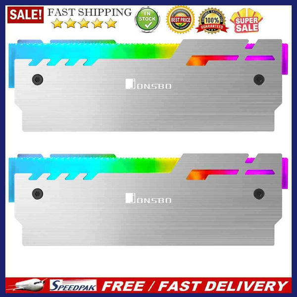JONSBO NC-3 2pcs RAM Heatsink Radiator A-RGB Memory Heat Dissipation Cooler