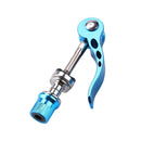 Aluminium Alloy Quick Release Bike Seat Post Clamp Seatpost Skewer blue Newly