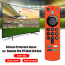 #A TV Remote Control Case Anti Slip Shell with Lanyard for Fire TV Stick 3rd Gen
