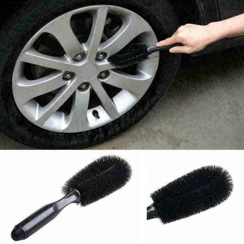 Car Wheel Tire Rim Scrub Brush Washing Cleaner Vehicle Tools Cleaning M7M3 R1N4