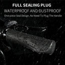 WEST BIKING Bicycle Handlebar Cover Rubber MTB Anti-slip Lock Grips (Black)
