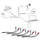 2 in 1 Splitter 4 Pin 3.5mm Audio Headphones Headphones 2 Female Female Female Head