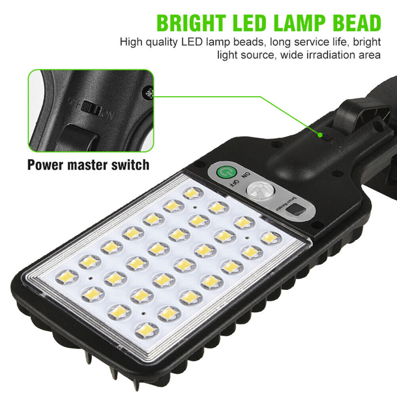 LED Solar Outdoor Waterproof Wall Light Human Body Induction Lamp (616-1) Newly
