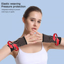 Wrist Brace Guard Sports Fitness Compression Wrap Elastic Hand Gloves (L)