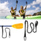 #A Elastic Canoe Paddle Leash Stretchable Portable Tie Rope Rowing Boat Accessor