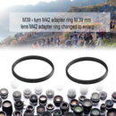 High Precision Metal M39, M42 Screw Lens Lens Adapter Step Up Ring
