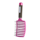 straight Curved Anti-static Hairdressing Styling Tools Hair Comb Massager Brush