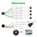 Built-in dashboard In-dash Audio Head Unit Car MP3 Player Bluetooth Car Radio
