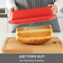 1xCake Bread Mold Rectangular Silicone Toast Mould Tray Kitchen Non-stick Q9A6