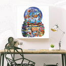 5D DIY Canvas Part Drill Christmas Crystal Ball Diamond Painting Rhinestone