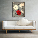 Painting By Numbers Kit DIY Flowers Hand Painted Canvas Oil Art Picture