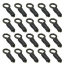 20pcs Fishing Back Clips Locking Tube Rubber Tubes Carp Tackle Accessories