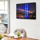 Night Bridge Oil Painting By Numbers DIY Acrylic Canvas Hand Painted Home Decor
