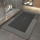 Nordic Style Entrance Mat Absorbent Floor Bathroom Rug Carpet (D Dark Grey)