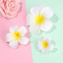 Simulation Gift Hair Clip Beach Seaside Flower White Plumeria Hairpin