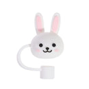 Silicone Straw Plug Drinking Dust Cap Cartoon Plugs Cover Cup Accessories