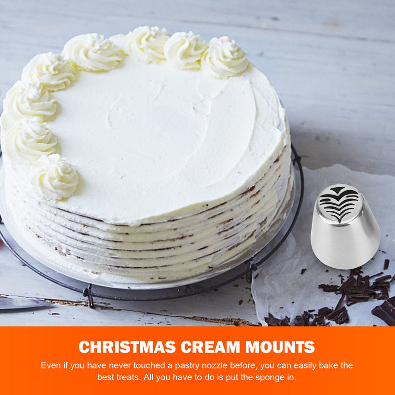 Christmas Flower Frosting Tips Icing Nozzles Cake Decorating Baking Kit (1)