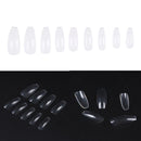 Artificial Fingernails, Square, Transparent, 500-Piece