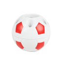 Cute Football Shaped Pen Holder Desktop Pencil Storage Rack (Red-White) Newly