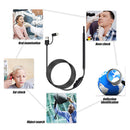 5.5mm Otoscope 3 in 1 Endoscope IP67 Waterproof Ear Nasal Earpick Borescope