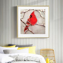 Bird on Branch Oil Paint By Numbers Kit DIY Acrylic Painting on Canvas Frameless