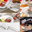 Stainless Steel Frying Shovel Pancake Fried Fish Pizza Steak Non-stick Clip