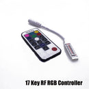 Inline Mini RF Wireless Remote Controller LED Strip Light Switch Dimmer