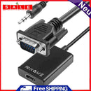 VGA to HDMI Converter-Out 1080p HD with Audio Adapter Cable for TV PC