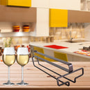 Kitchen Glass Holder Wine Cup Stemware Organizer Bracket Cabinet Pendant Rack
