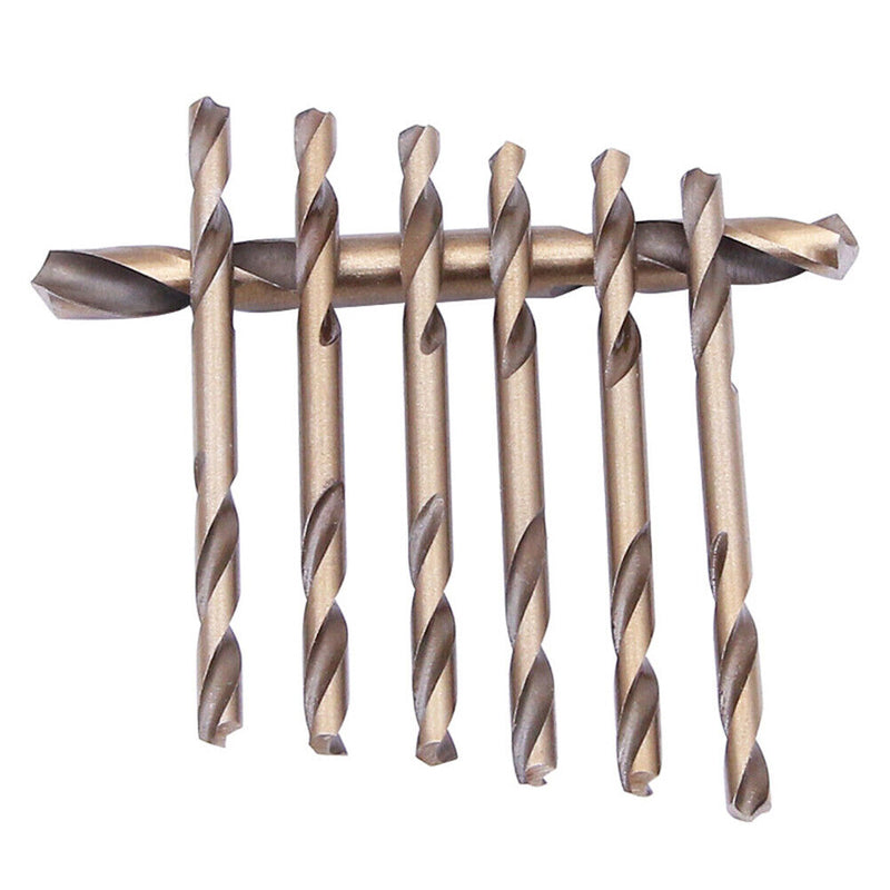 10pcs Double-Headed High-Speed Steel Twist Drill Bit Metalworking (3.2mm)