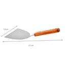 Spatula Metal Steel Wood Handle Long Grill Griddle Pan Kitchen BBQ M3H7