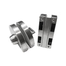 Steel Glass Door Lock Double Bolt Sliding Door Lock Double Open Glass Door Lock