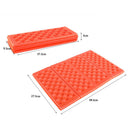 Camping XPE Foam Folding Seat Cushion Portable Moisture-Proof Mat (Orange) Newly
