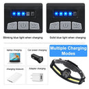 Rechargeable Super Bright LED Headlamp COB Headlight Head Torch Fishing Light