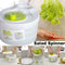Plastic Large Salad Spinner Leaf Dryer Lettuce Vegs Drainer Dressing Water K9C5