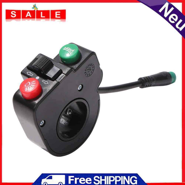 Handleable Headlight Horn Turn Signal Switch for KUGOO M4 PRO Electric Scooter