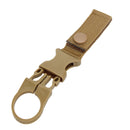Nylon Molle Webbing Backpack Hanger Hook Carabiner Water Bottle Buckle Hook