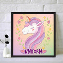5D DIY Diamond Painting Full Drill Cartoon Horse Embroidery Cross Stitch