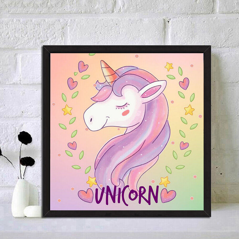 5D DIY Diamond Painting Full Drill Cartoon Horse Embroidery Cross Stitch