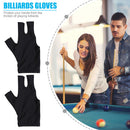 5pcs Snooker Billiard Gloves Three 3 Finger Left Hand Gloves for Men Women