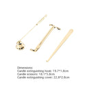 Candle Wick Scissor Set Stainless Steel Snuffer Lamp Trim Hook Cutter (D)