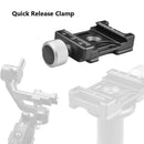 Aluminum Screw Knob Quick Release Plate Clamp for Arca Swiss Quick Release Plate