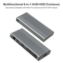 SOBW 6-Port USB C HUB Type C 3.1 to M.2 B-Key HDMI Compatible with 4K HDMI,Type