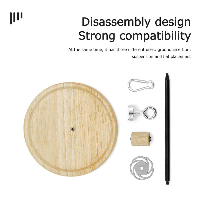 Wooden Magnetic Suction Power Wooden Round Mosquito Coil Stand and SA