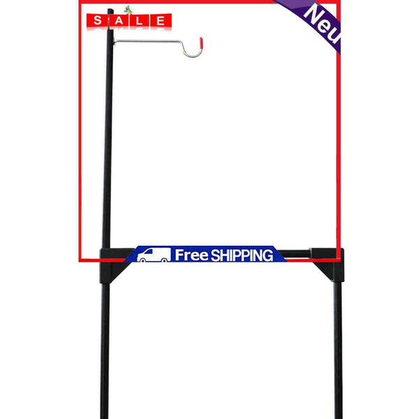 Desktop Shelf Lamp Pole - Pack of 2 Desk Storage Hanger Shelf with Light Stand