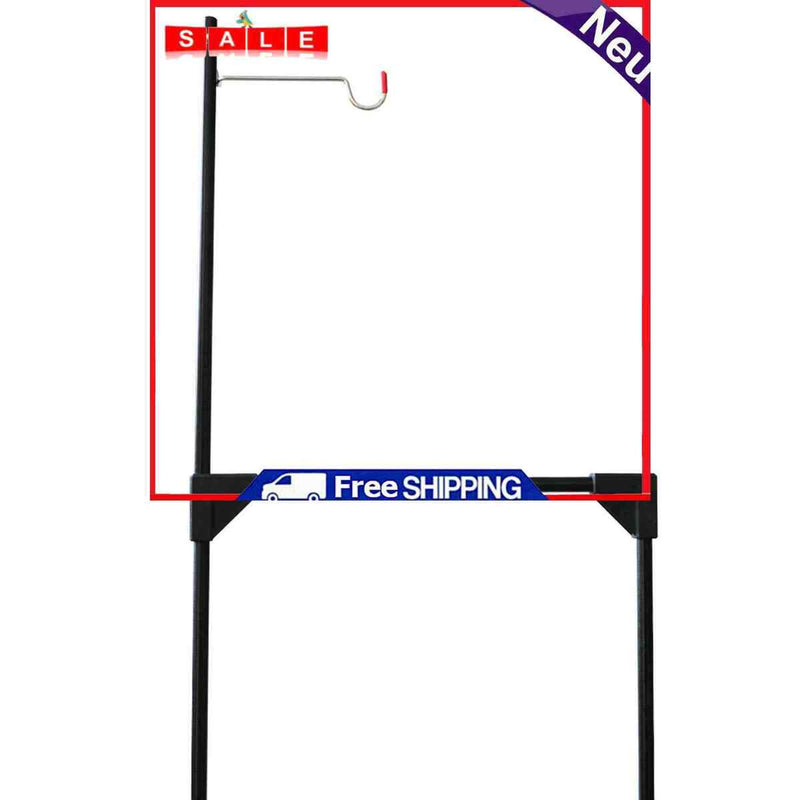 Desktop Shelf Lamp Pole - Pack of 2 Desk Storage Hanger Shelf with Light Stand