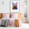 Painting By Numbers DIY Colorful Dog Canvas Oil Wall Art Picture Ornaments Kit