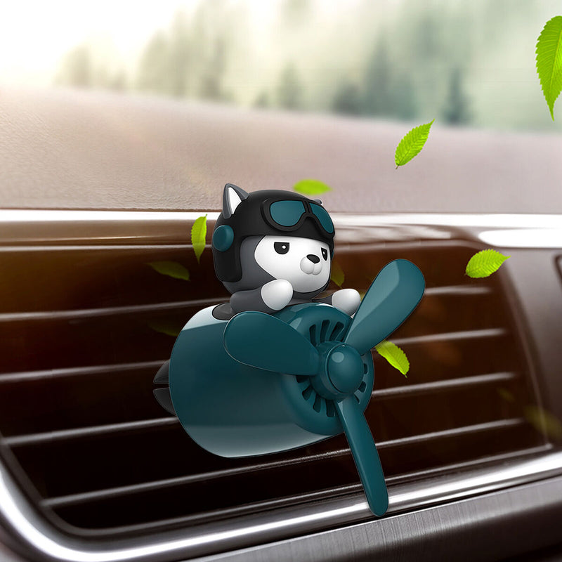 Car Air Freshener - Air Outlet Vent Aromatherapy Diffuser Ornaments (Green)